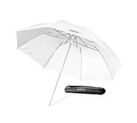 Walimex Pro Mini Ombrello traslucido 91 cm (pieghevole, dimensioni di trasporto ca. 40 cm, borsa per il trasporto inclusa)