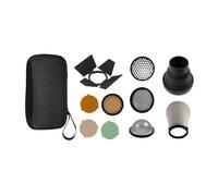 Walimex pro Mover 200 Kit di accessori - Set di 13 pezzi per la modellazione della luce per risultati flash personalizzati