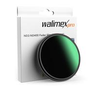 Walimex pro ND2-ND400 Fader Slim Super DMC 72 mm Filtro nd variabile grigio