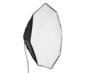Walimex pro Octagon Softbox Ø 60 cm con 4 LED Daylight da 35 W (5.000 K), diffusore e custodia, CRI 90+, ideale per fotografia e video