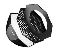 Walimex Pro Octagon Softbox PLUS Orange Line 150 cm diametro per Multiblitz V