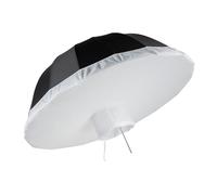 Walimex pro Ombrello fotografico parabolico nero/argento Ø 105 cm Diffusore