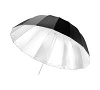 Walimex pro Ombrello fotografico parabolico nero/bianco Ø 165 cm per una luce morbida