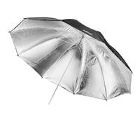 Walimex zweilagig Reflexschirm 150 cm schwarz/silber