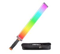 Walimex pro Rainbow Tubo LED fotografia RGB, barra luminosa da 18 W, luce da studio fotografico dimmerabile e bicolore, controllo tramite app