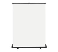 Walimex Pro Roll-Up Panel 165x220 cm Photo Background White I portatile, tela fotografica indipendente per servizi di ritratto, studio fotografico e streaming I effetto Chromakey I scatola di metallo