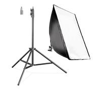 Walimex pro Set Softbox 40 x 60 cm con LED 35 W Treppiede per luci FT-8051