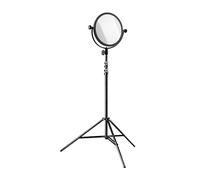 walimex pro, Soft LED 300 Round Bi Color, luce professionale per fotocamera e telecamera, con struttura rotonda, a due colori, di colore nero