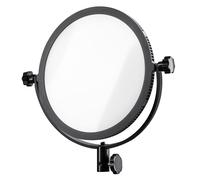 walimex pro, Soft LED 300 Round Bi Color, luce professionale per fotocamera e telecamera, con struttura rotonda, a due colori, di colore nero