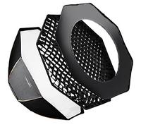 walimex pro Softbox Plus Octagon Multiblitz V Ø170 - Linea Arancione