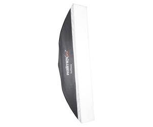 Walimex Pro Softbox Striplight II Diffusore anteriore e posteriore, 25x150 cm