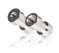 Walimex pro Spigot 5/8“ con filettatura 1/4” e 3/8", set da 2 adattatori universali per treppiedi e accessori da studio