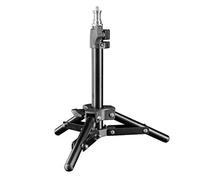 Walimex pro stativo per lampada 40 cm - Mini stativo compatto e leggero, stativo per luce, altezza massima 42 cm, capacità di carico 2,5 kg, alluminio, peso solo 335 g