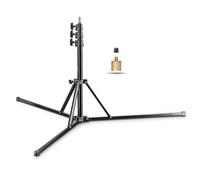 walimex Pro Supporto per lampada GN-806 (altezza massima di lavoro 215 cm, capacità di carico 5 kg, connessione filettata da 1/4 e 3/8 pollici), nero