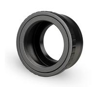 Walimex pro T2 Adattatore per attacco MFT - anello adattatore con messa a fuoco manuale, maneggevole, compatibile con Olympus Pen E-PL1 PL3 PL7 e Panasonic Lumix DMC-G70 DMC-GX80 ecc.