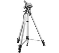 Walimex pro WT-3570 - Treppiede Basic, 168 cm, portata 4 kg, grande e stabile, con testa panoramica a 3 vie, ideale per fotocamera e cellulare, con custodia e supporto per smartphone