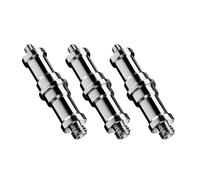 Walimex Set 3 adattatori spigot 5/8" con filettatura da 3/8" e 1/4" Fotografia