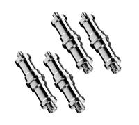 Walimex Set 4 adattatori spigot 5/8" con filettatura da 3/8" e 1/4" - per collegamento accessori fotocamere e stativi - Fotografia in studio