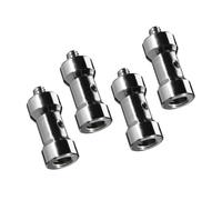 Walimex Set 4 Spigot 3/8" su 1/4" Adattatore filettato per accessori fotografici