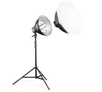 Walimex - Set Daylight 1260 con Softbox, diametro 80 cm