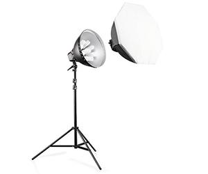 Walimex - Set Daylight 1260 con Softbox, diametro 80 cm