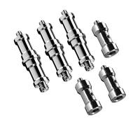 Walimex Set Spigot 3+3 Adattatori per filettatura 3/8“ 1/4” per collegamento accessori foto e video, allestimenti luci servizi fotografici
