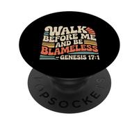 Walk Before Me And Be Blameless Disciplina spirituale - PopSockets PopGrip Adesivo