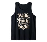Walk by Faith, Design Citazione biblica ispiratrice Canotta