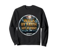 Walk By Faith Not By Sight Cristiano Bibbia Verso Citazione Gesù Felpa