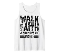 Walk By Faith Not By Sight Gesù Famiglia Uomini Donne Ragazzi Ragazze Canotta