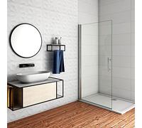WALK IN Parete Doccia Movibile Pivotante 66x197cm 6mm Vetro