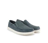 WALK IN PITAS | WP150 Slip ON Washed | Mocassini Uomo per L'Estate | Scarpe da Barca Estive | Sportive Uomo | Sneakers | Scarpe da Pitas | Verde 44