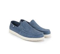 WALK IN PITAS | WP150 Slip ON Washed | Mocassini Uomo per L'Estate | Scarpe da Barca Estive | Sportive Uomo | Sneakers | Scarpe da Pitas | Blu 41