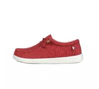 WALK IN PITAS | WP150 WALLABI Linen | Scarpe Estive da Uomo | Scarpe da Barca Estive da Uomo | Mocassini da Uomo | Sneakers da Uomo Walkinpitas | Rosso 42