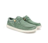 WALK IN PITAS | WP150 WALLABI Washed | Mocassini Uomo | Scarpe da Barca | Sportive Uomo | Sneakers Casual | Scarpa da Vela | Calzatura Senza Lacci | Scarpe Walkinpitas | Verde Menta 37