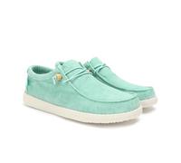 WALK IN PITAS | WP150 WALLABI Washed | Mocassini Uomo | Scarpe da Barca | Sportive Uomo | Sneakers Casual | Scarpa da Vela | Calzatura Senza Lacci | Scarpe Walkinpitas | Verde Chiaro 40