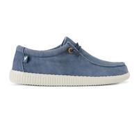 WALK IN PITAS | WP150 WALLABI Washed | Mocassini Uomo per L'Estate | Scarpe da Barca Estive | Sportive Uomo | Sneakers | Scarpe da Pitas | Blu 41