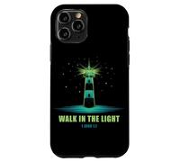 Walk in The Light - 1 John 1:7 Christian Faith Bible Verse Custodia per iPhone 11 Pro