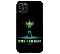 Walk in The Light - 1 John 1:7 Christian Faith Bible Verse Custodia per iPhone 11 Pro Max