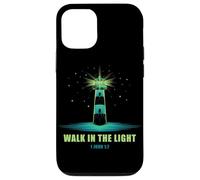 Walk in The Light - 1 John 1:7 Christian Faith Bible Verse Custodia per iPhone 12/12 Pro
