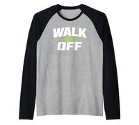 Walk It off Coach Divertente Maglia con Maniche Raglan
