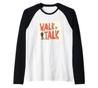Walk That Talk - Costume per Gli Amanti del linguaggio di idioma Maglia con Maniche Raglan