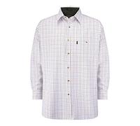 WALKER AND HAWKES - Camicia da uomo verde 100% cotone spazzolato singolo Brocton durevole Country, Blu, 4XL