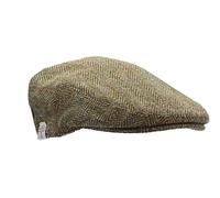WALKER AND HAWKES - Cappello Piatto Harris Tweed Oakmoor - Verde Muschio - L (59cm)