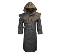 WALKER AND HAWKES - Uni-Sex Outdoor Country Midland Cape w/cappuccio staccabile, Nero , XS