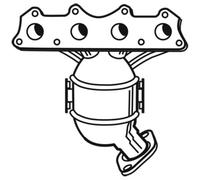 WALKER Catalizzatore Adatto A per Kia Venga YN 1.4 CVVT Cee'D Sw Ed 1.6