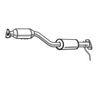 WALKER Catalizzatore Adatto A per Mazda RX-8 Se Fe 1.3 (D4) Con gli Accessori