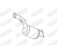 WALKER Catalizzatore Adatto A per Mitsubishi ASX Ga _ W _ 1.6 Mivec Con le Parti