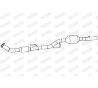WALKER Catalizzatore Adatto A per VW Polo 1.4 1.6 Bi-Combustibile Seat Ibiza IV
