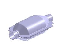 WALKER Catalizzatore Universale 66924 Con Piastra Di Protezione Termica